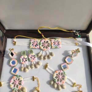 Haldi & mehndi ceremony jewellery